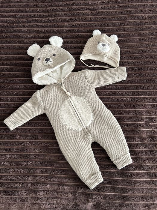 Комбинезон вязаный , человечек