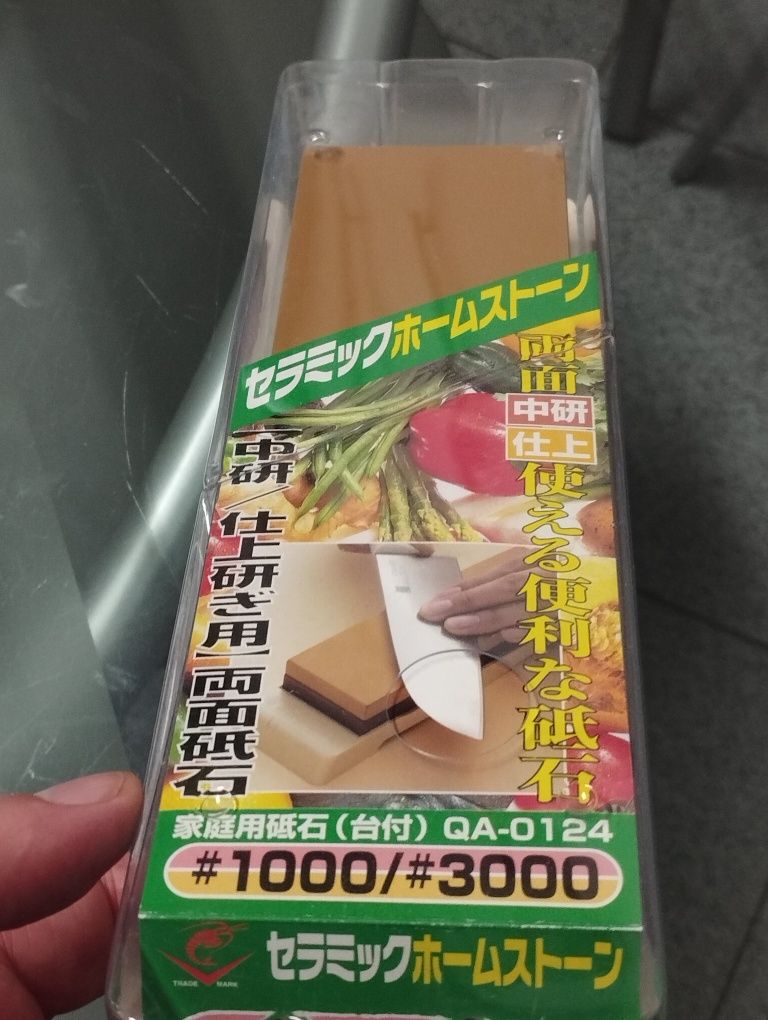 Pedra afiar facas Japonesa Naniwa 1000/3000