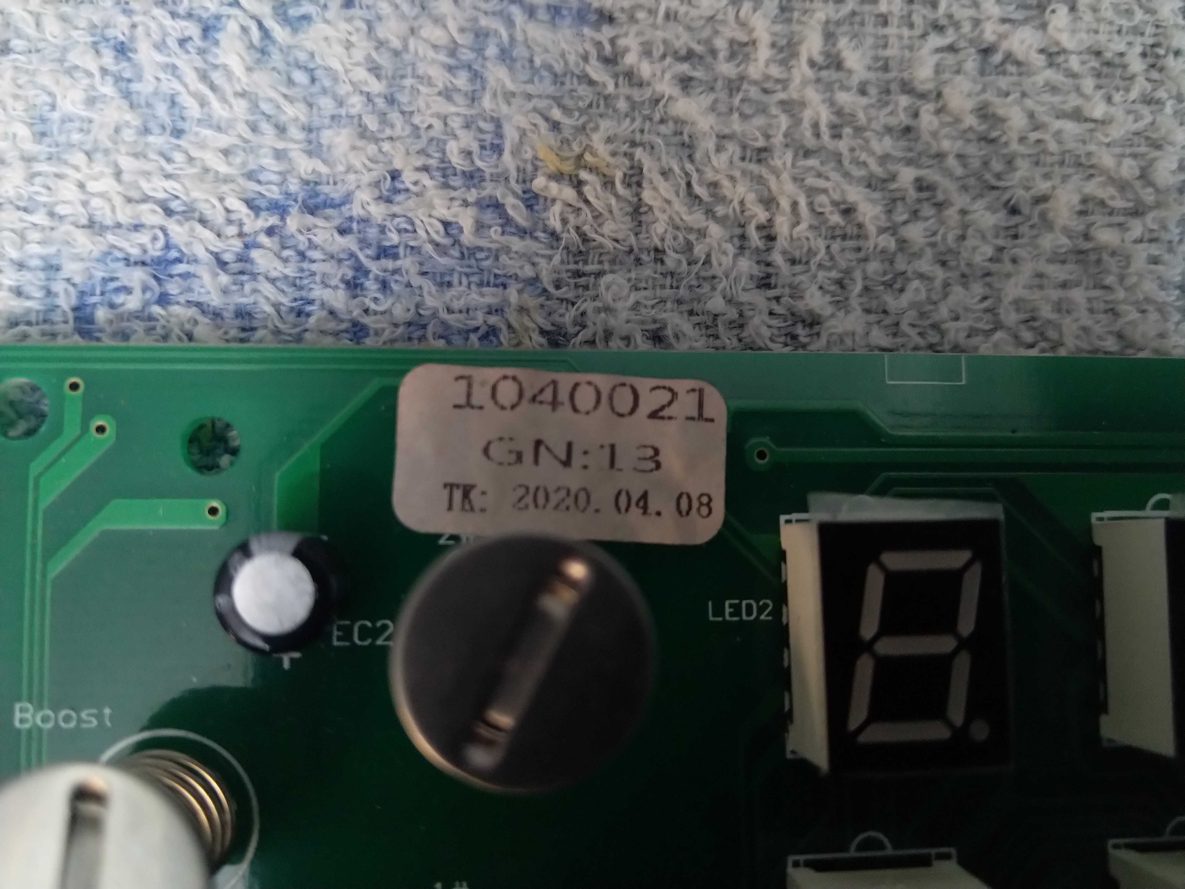 Placa indução, peças