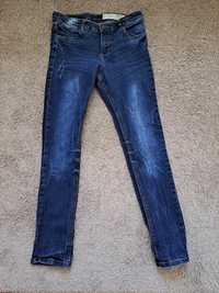 Spodnie granatowe jeansowe dla chłopaka 158/164, rurki, Pepperts