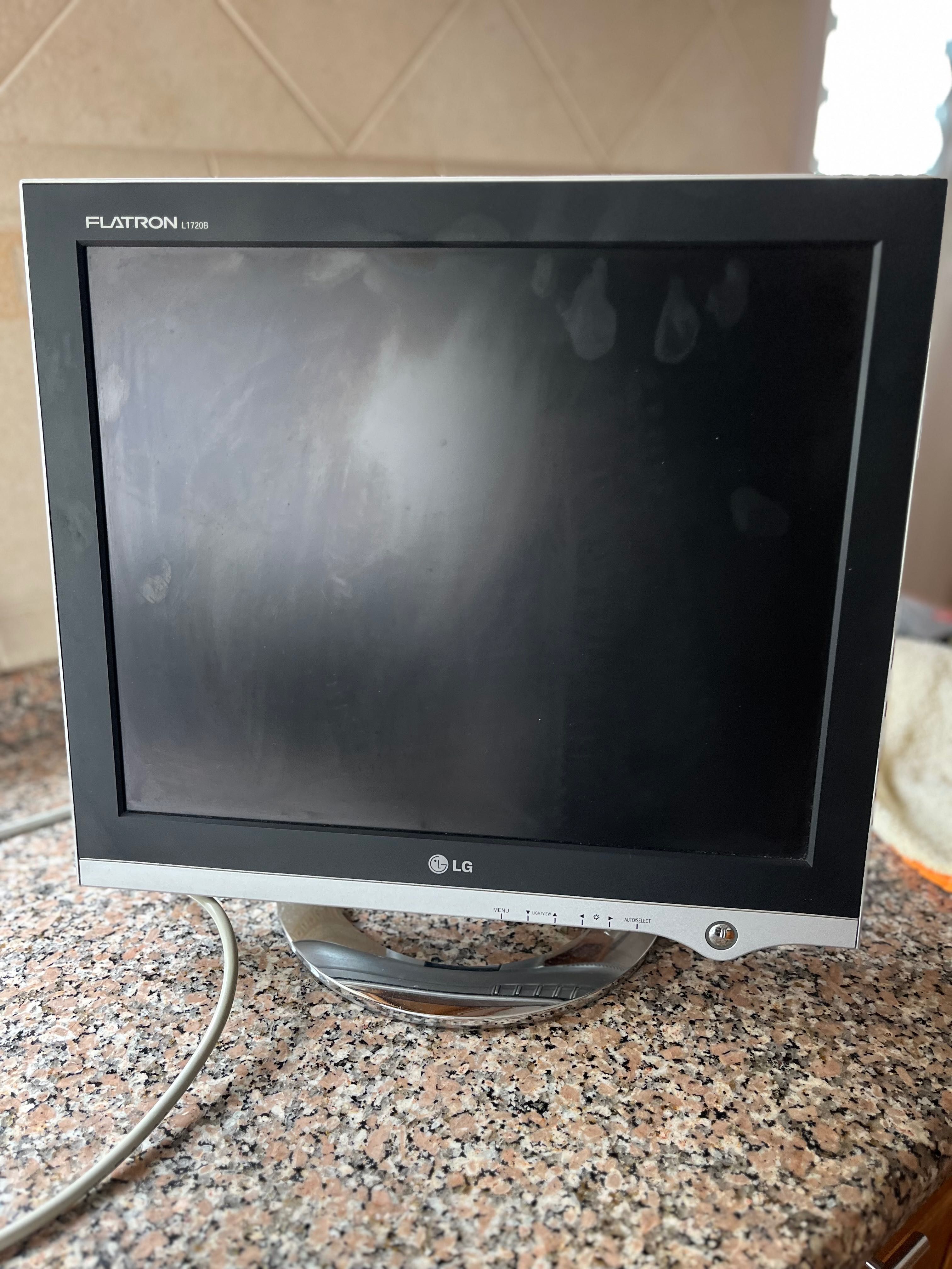 Monitor LG cinzento