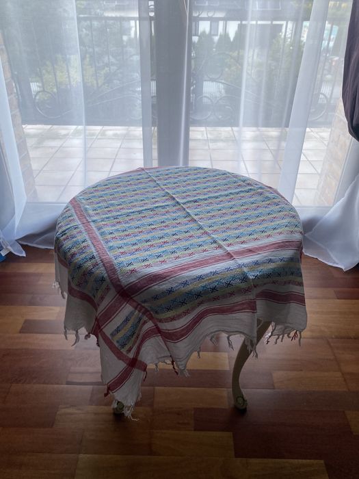 Chusta obrus obrusik kwadrat boho prowansalski 100x100