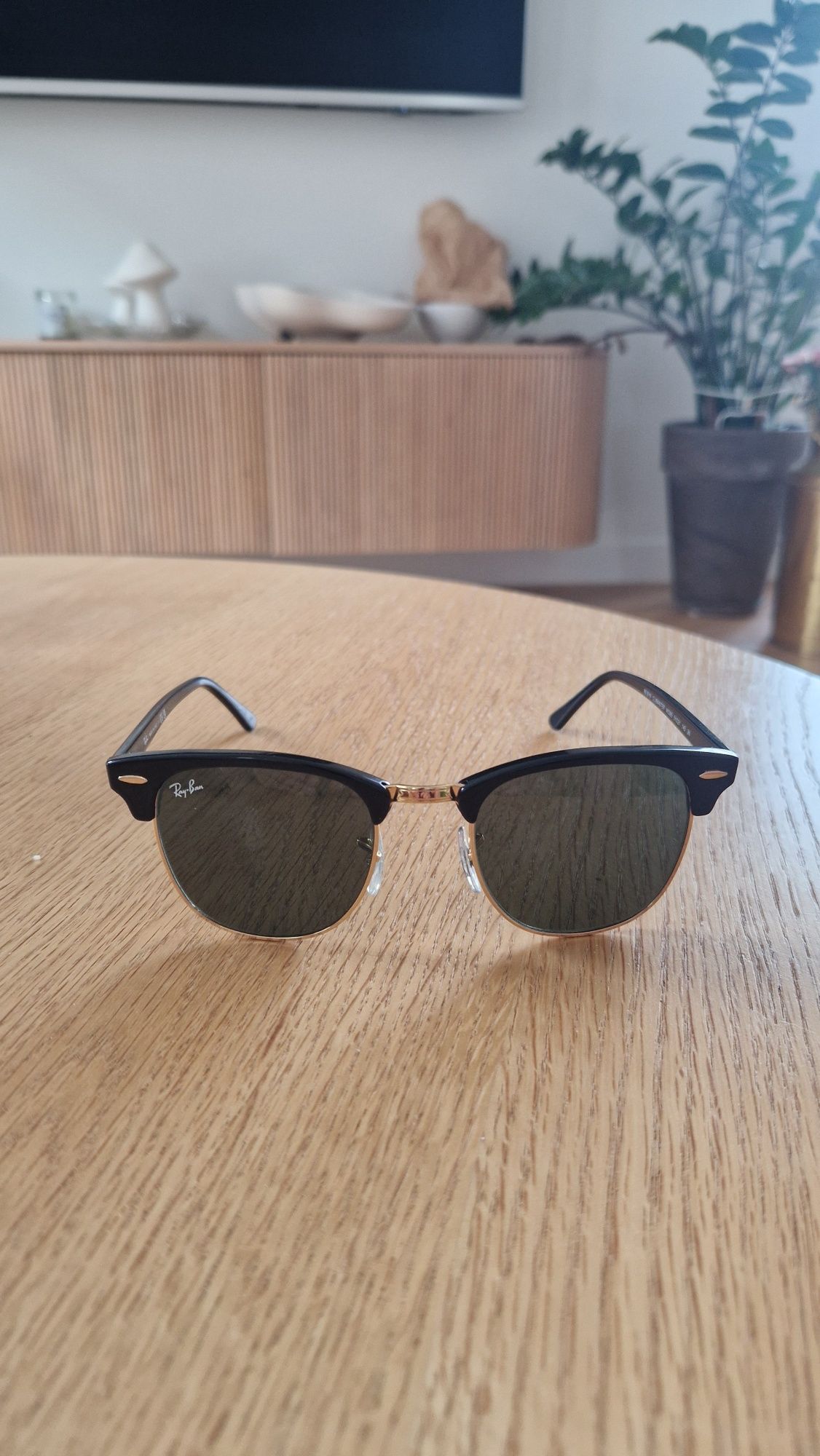 Okulary przeciwsłoneczne Ray Ban Rayban clubmaster rb3016 w0365
