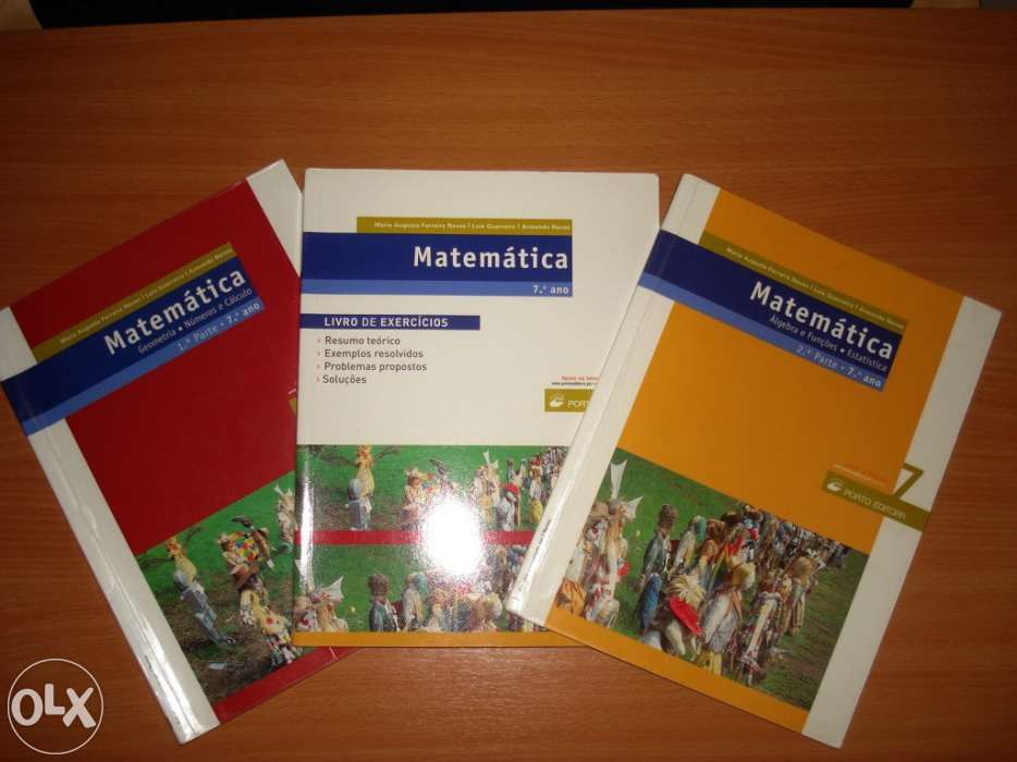 Livros Matemática 6º Ano - 7º Ano - 8º Ano