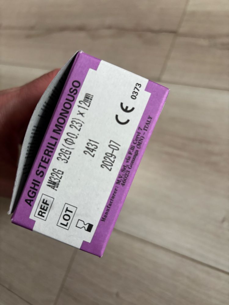 Mesorelle 100 igly do mezoterapii 32G x 12mm
