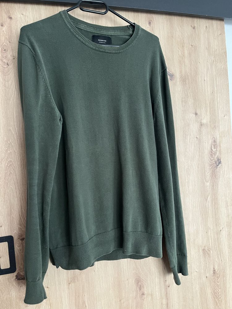 sweter meski zielony L