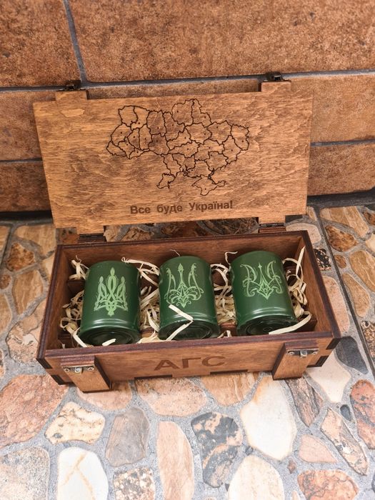 Комплект чарок-гільз 3шт