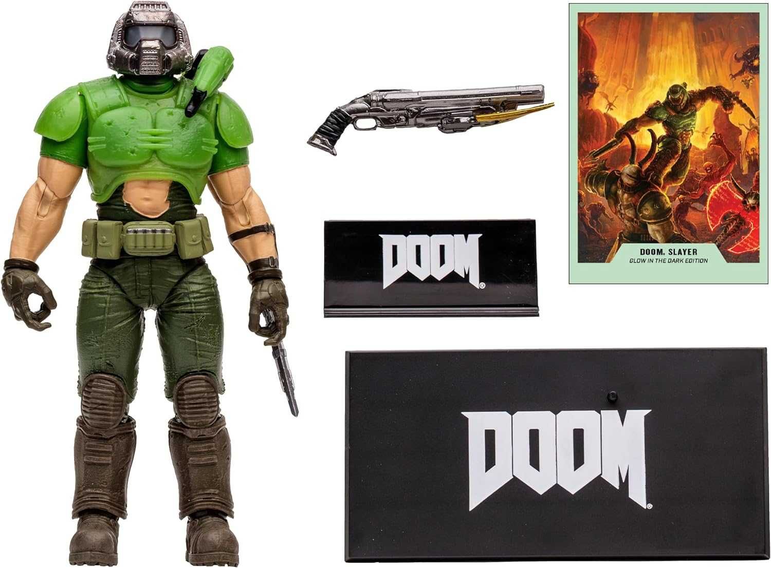 Фігура McFarlane Doom Slayer Gold Label Glow in the dark edition