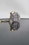 Złota zawieszka z diamentami Au.585 0,13ct wisiorek z brylantami