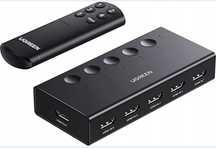 UGREEN przełącznik  HDMI 2.0 5 W 1 4K 60Hz KVM