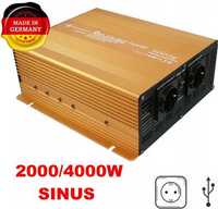 Przetwornica Napięcia 12V/230V 2000W 4000W SINUS Перетворювач напруги