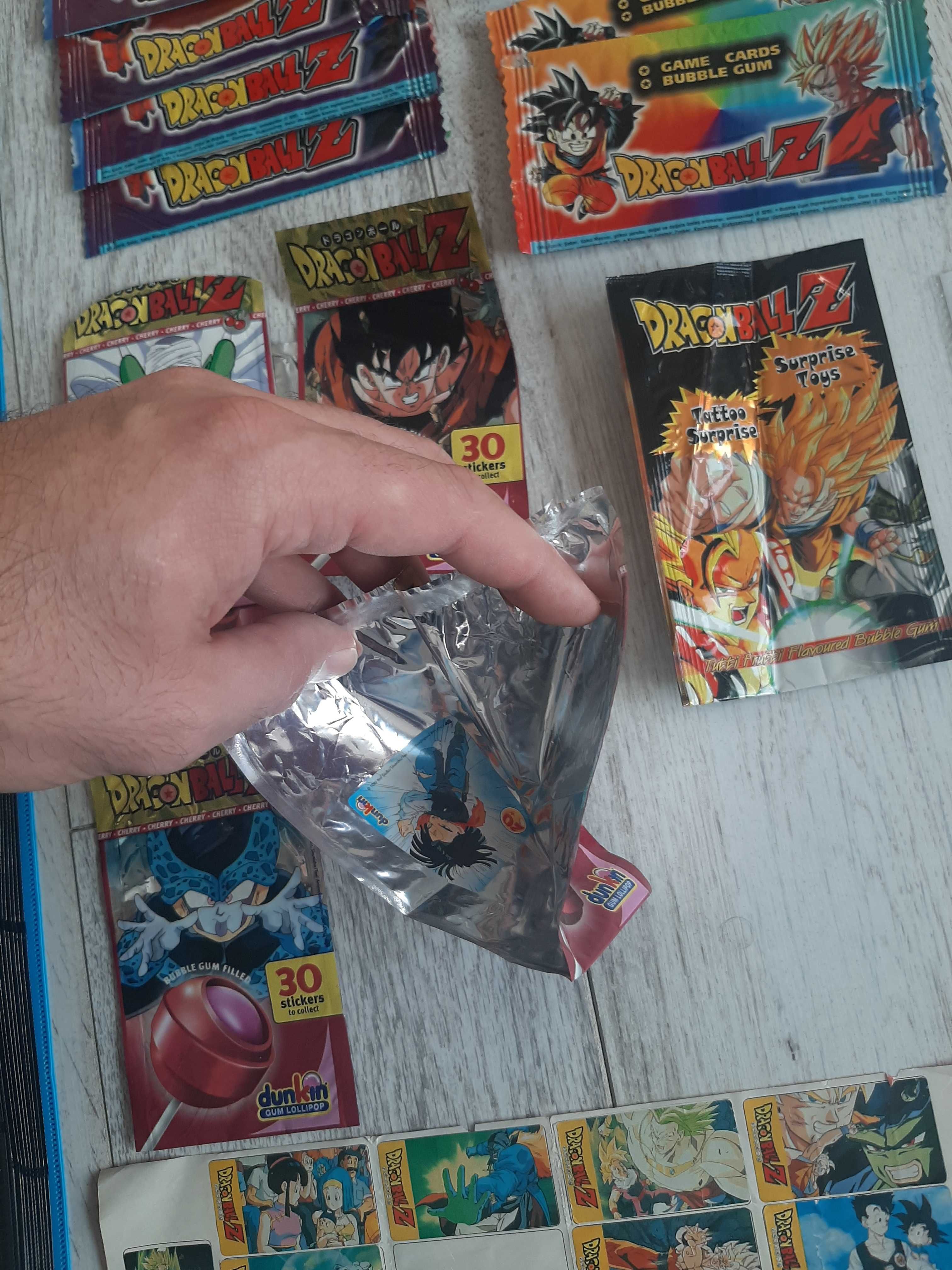 Kolekcja Dragon Ball Chio, fleer, dunkin itp.