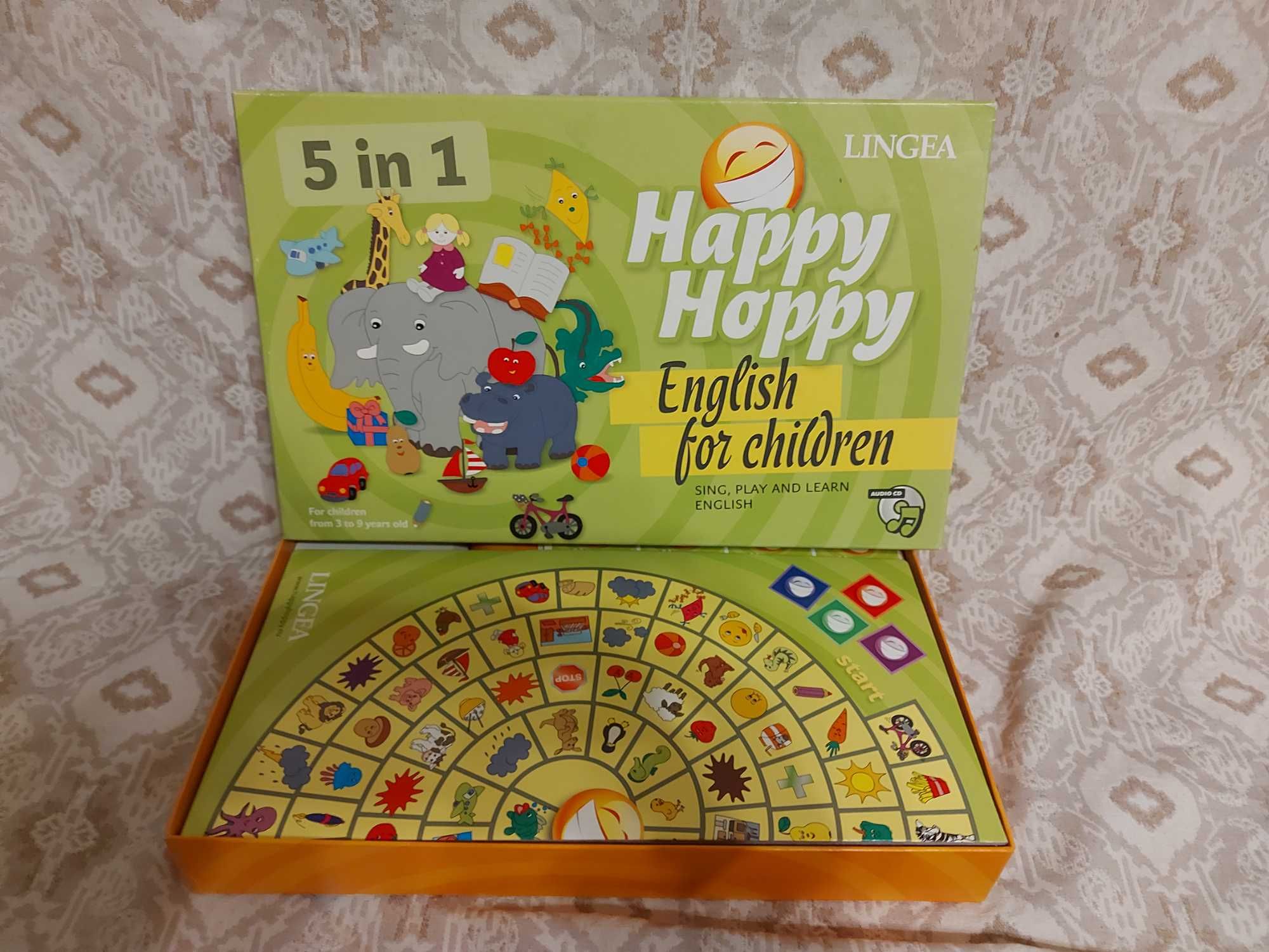 Gra HAPPY HOPPY English for children dla dzieci 3-9 lat