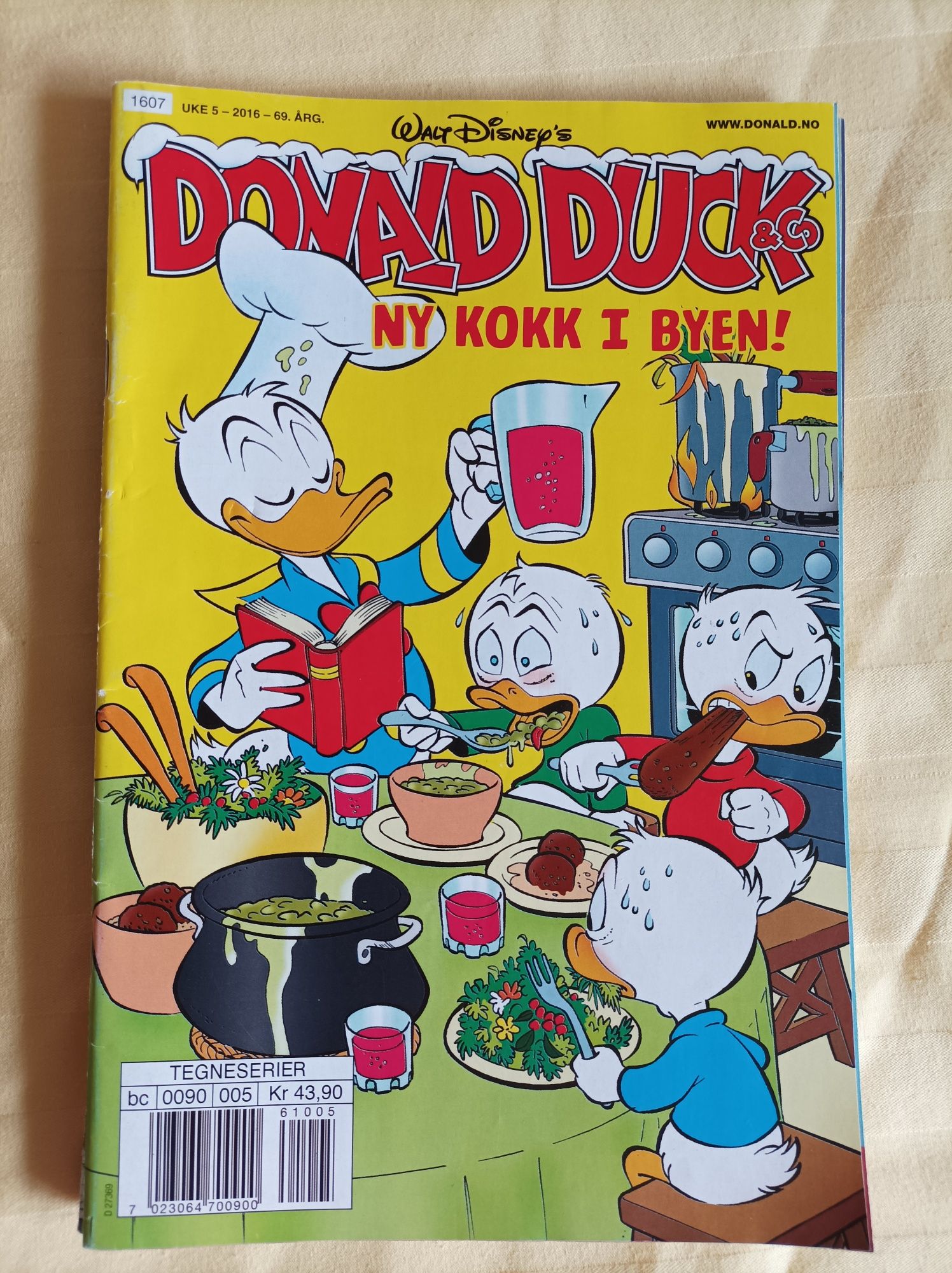 Donald Duck komiks norweski język