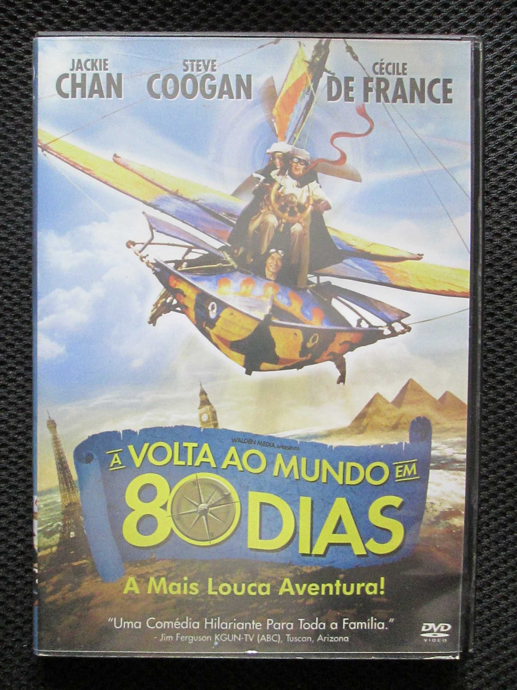 DVD A Volta ao Mundo em 80 Dias - Jackie Chan, Steve Coogan,