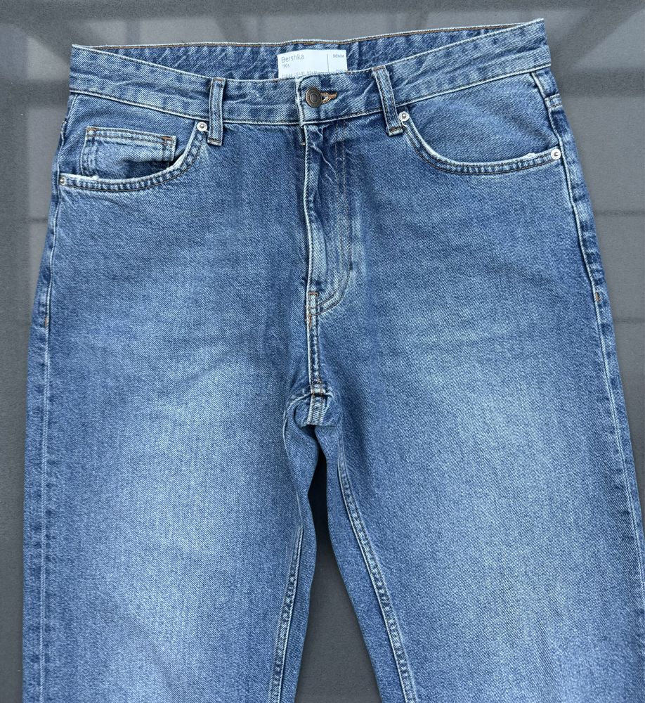 Bershka jeansy mlodziezowe / meskie typu baggy 40 stan idealny