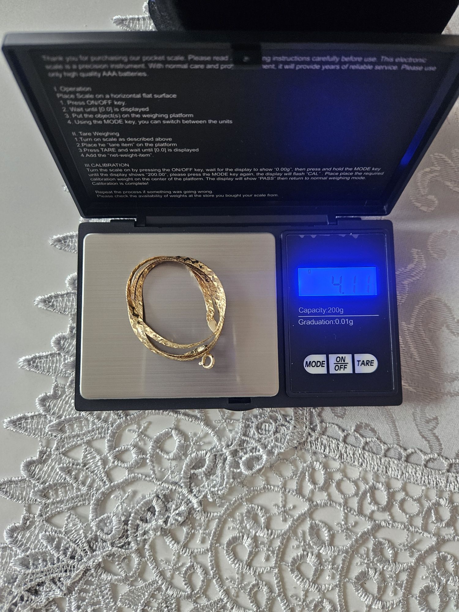 Łańcuszek taśma 585