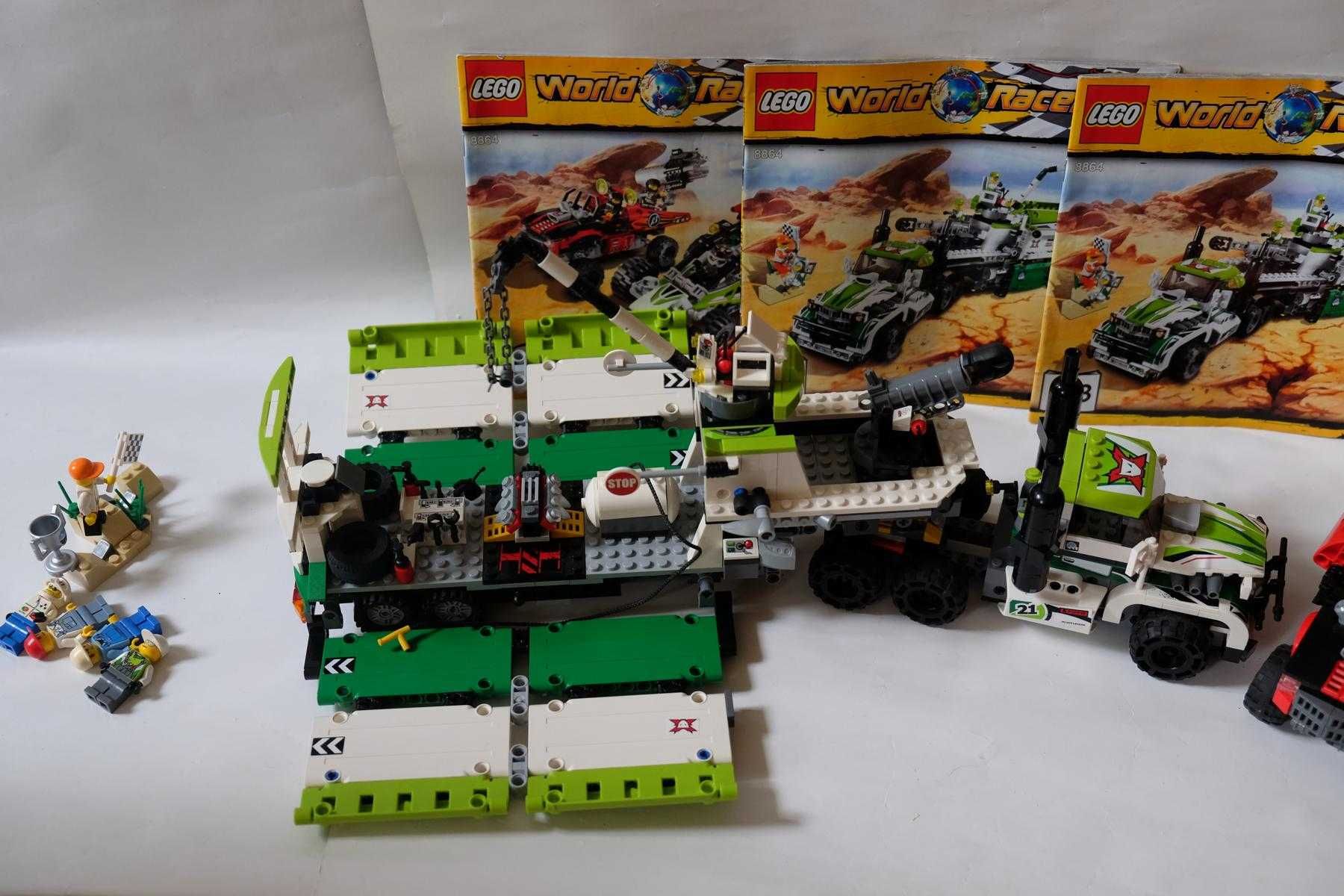 Lego World Racers 8864 - Pustynia zniszczenia- wielka ciężarówka, auta