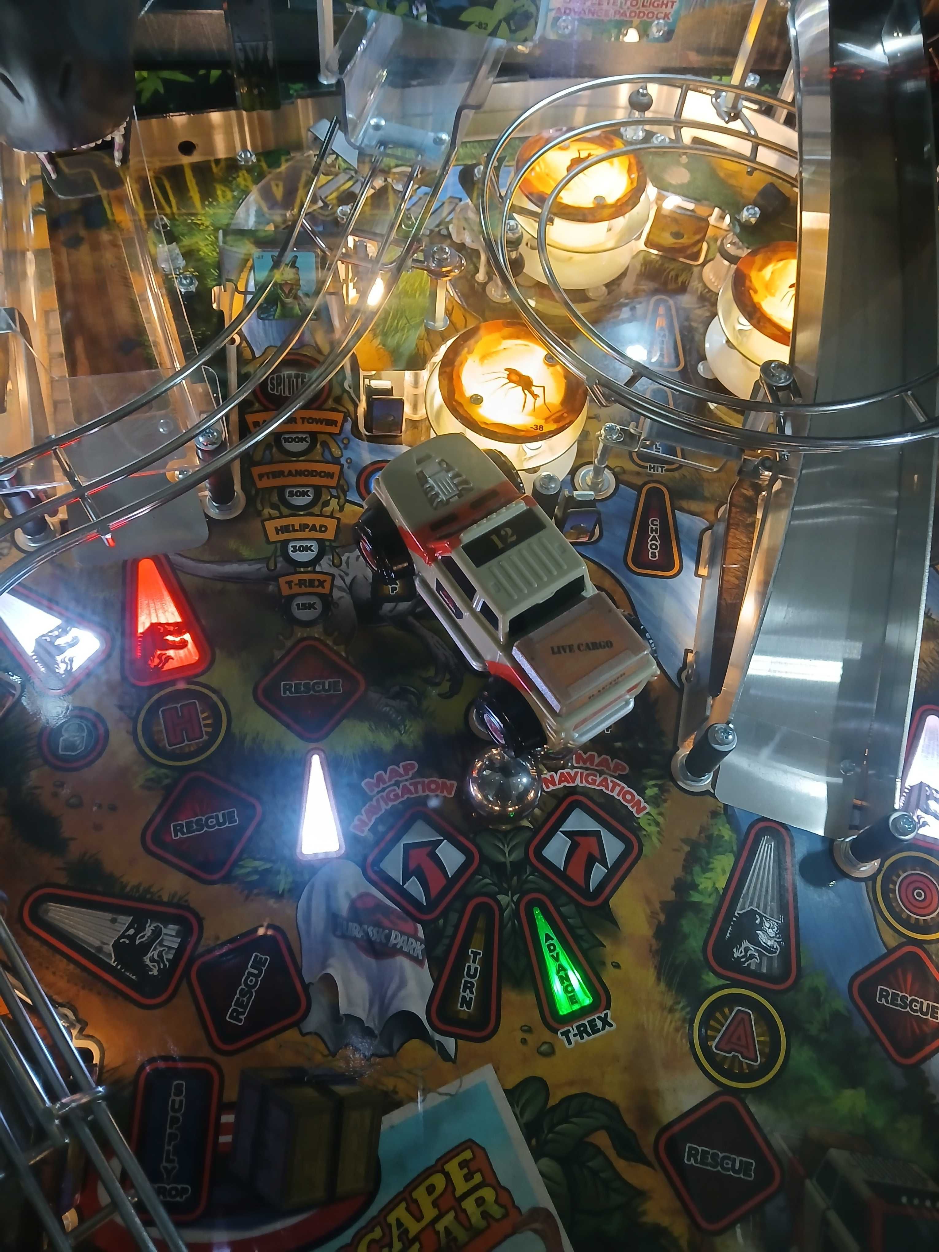 Flipper Fliper Pinball Jurassic Park Pro Jak Nowy