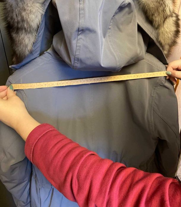 Жіноча Парка з натуральним хутром (Розмір XL)