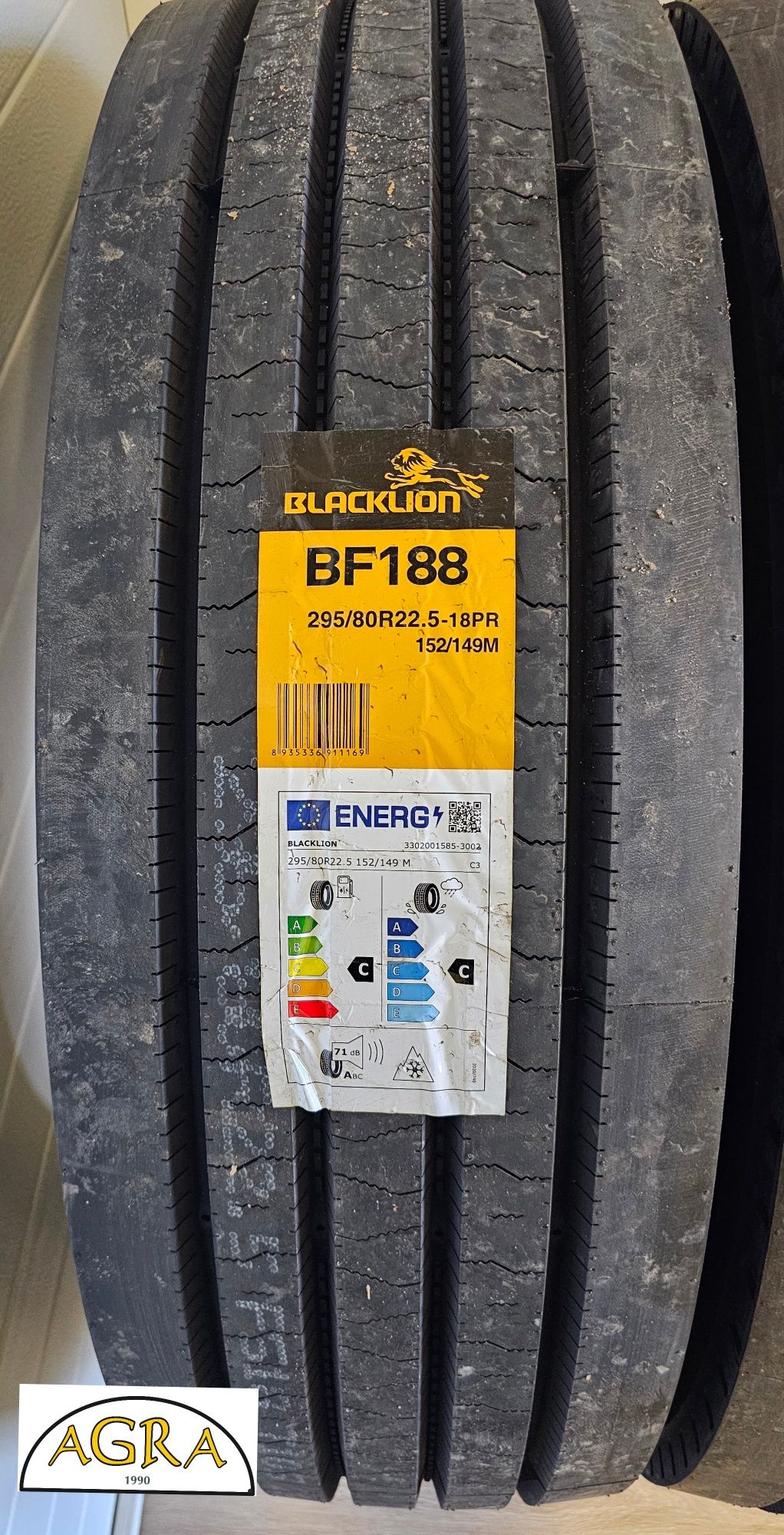 295/80R22.5 (1150netto) BLACKLION BLACK LION opona opony nowa przód