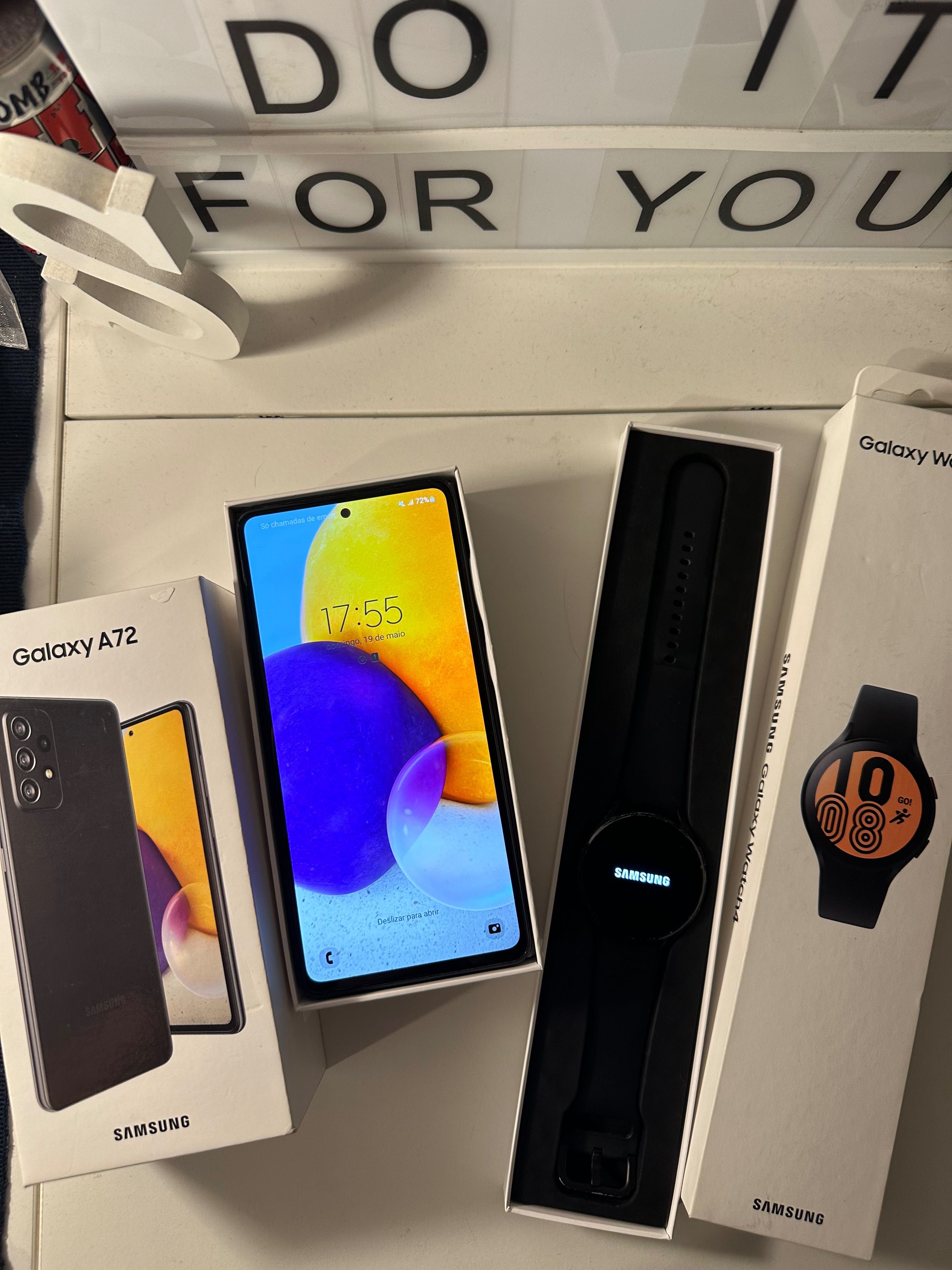 Samsung Galaxy A72 + Samsung Watch4