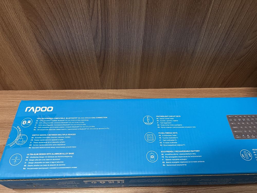 Rapoo 9800m mouse+keyboard wireless
