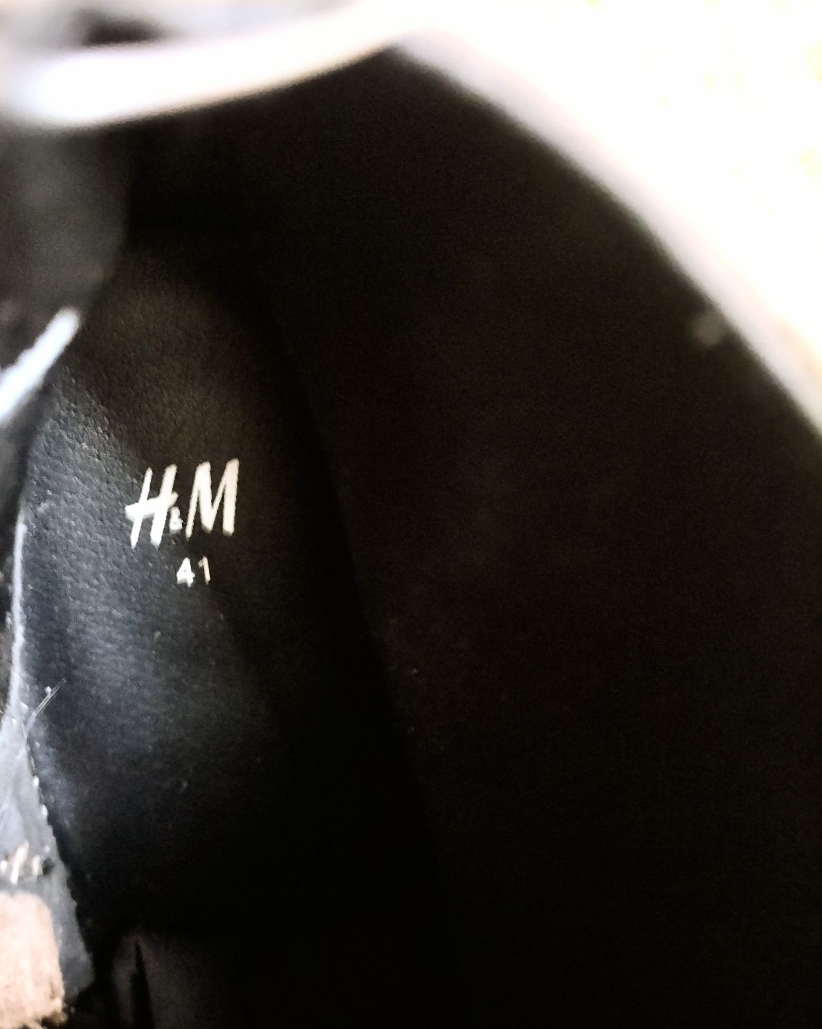 Botki H&M,na koturnie,nowe,szare,r.40-41