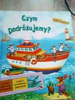 Czym podróżujemy -książka z okienkami