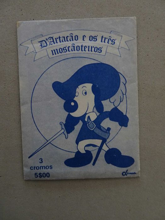 Carteira de cromos fechada D'Artacão e os três mosqueteiros - Disvenda