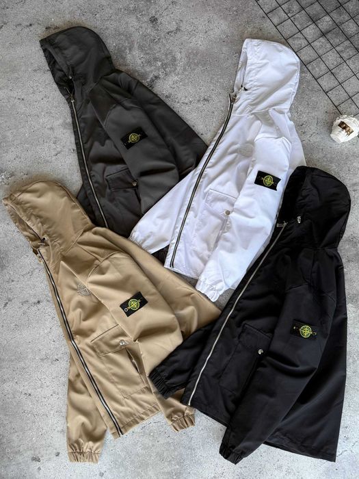 Чоловіча вітровка Stone Island/ спортивна Осіння куртка Стон Айленд