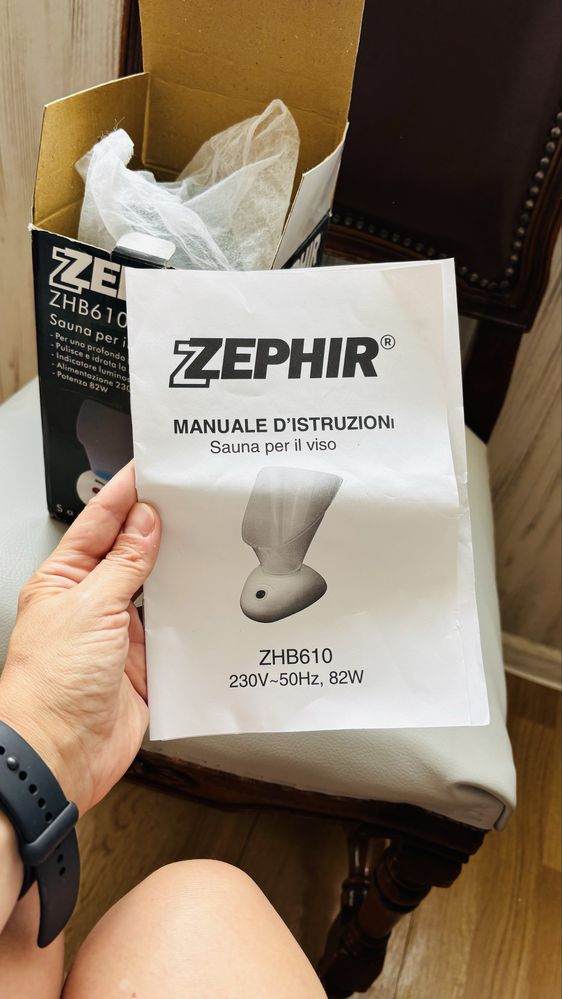 Сауна для обличчя шиї Zephir ZHB610