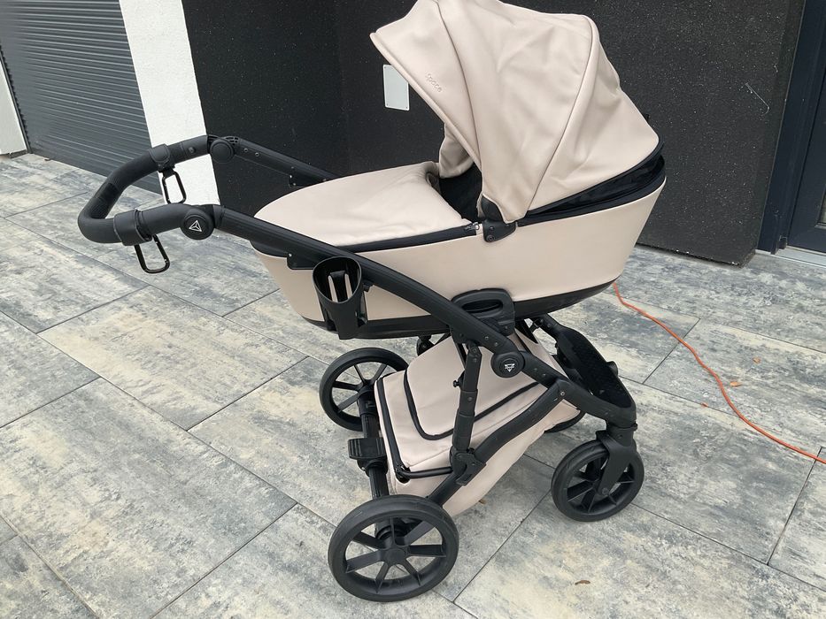 Wózek JUNAMA SPACE ECO SKÓRA 2 w 1 stan bardzo dobry