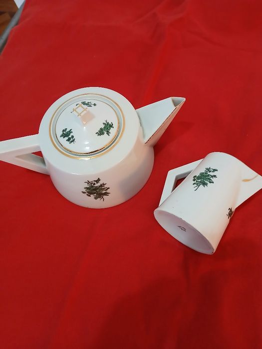 Bule e Leiteira DECÔ da Fábrica Vista Alegre