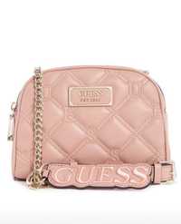 Сумка жіноча  в стилі Guess mini Пудра