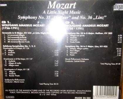 Mozart - płyta CD