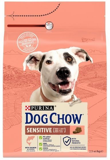 Karma bez konserwantów dla psa wrażliwego na pokarm Purina Łosoś 2,5kg