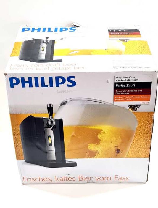 PHILIPS PerfectDraft HD3720/26 KEGERATOR 6L, Nalewak do Piwa Beczki