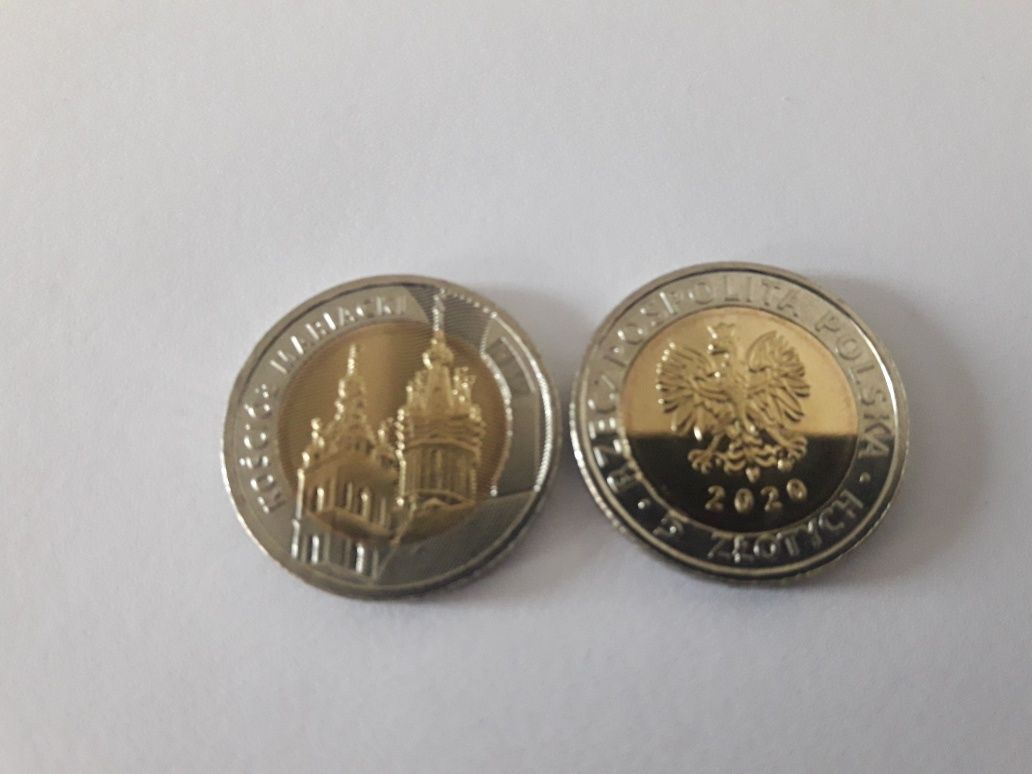 Moneta 5 zl Kościół Mariacki 2020r.