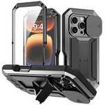 R-JUST Pancerne Etui Antywstrząsowe do iPhone 16 Pro