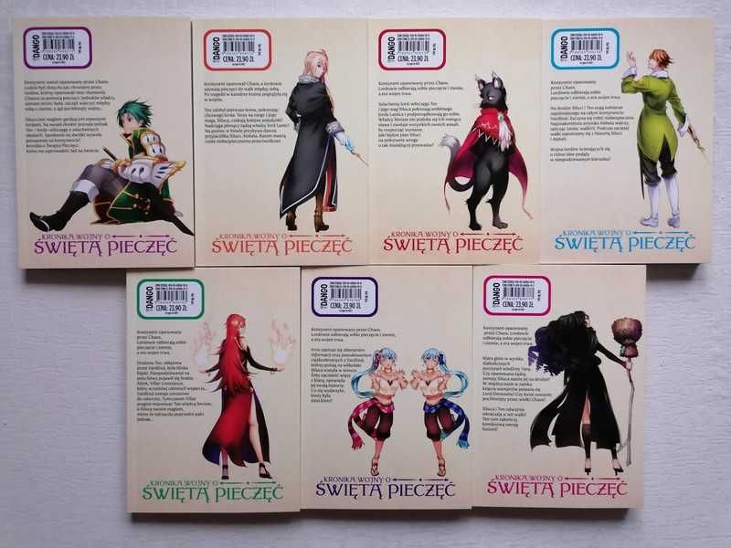 Kronika wojny o świętą pieczęć 1-7 - Ryo Mizuno, Makoto Yotsuba, Miyuu