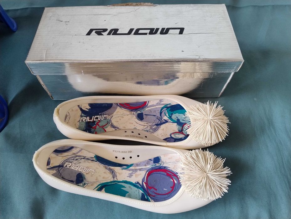 SUPER CENA Buty na lato RUAN białe 39 sandały 37 klapki czarne 37 tani