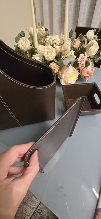 Conjunto de Revisteiro e Despeja Bolsos