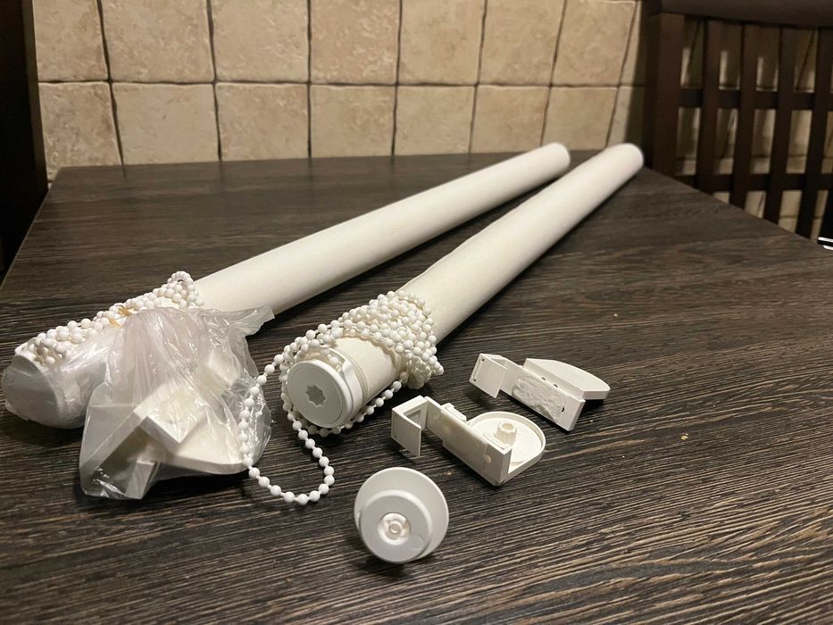 Roleta wewnętrzna zakładana na okna biała - zestaw 2 szt.