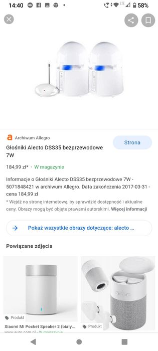 Do słuchania Alecto Głośniki