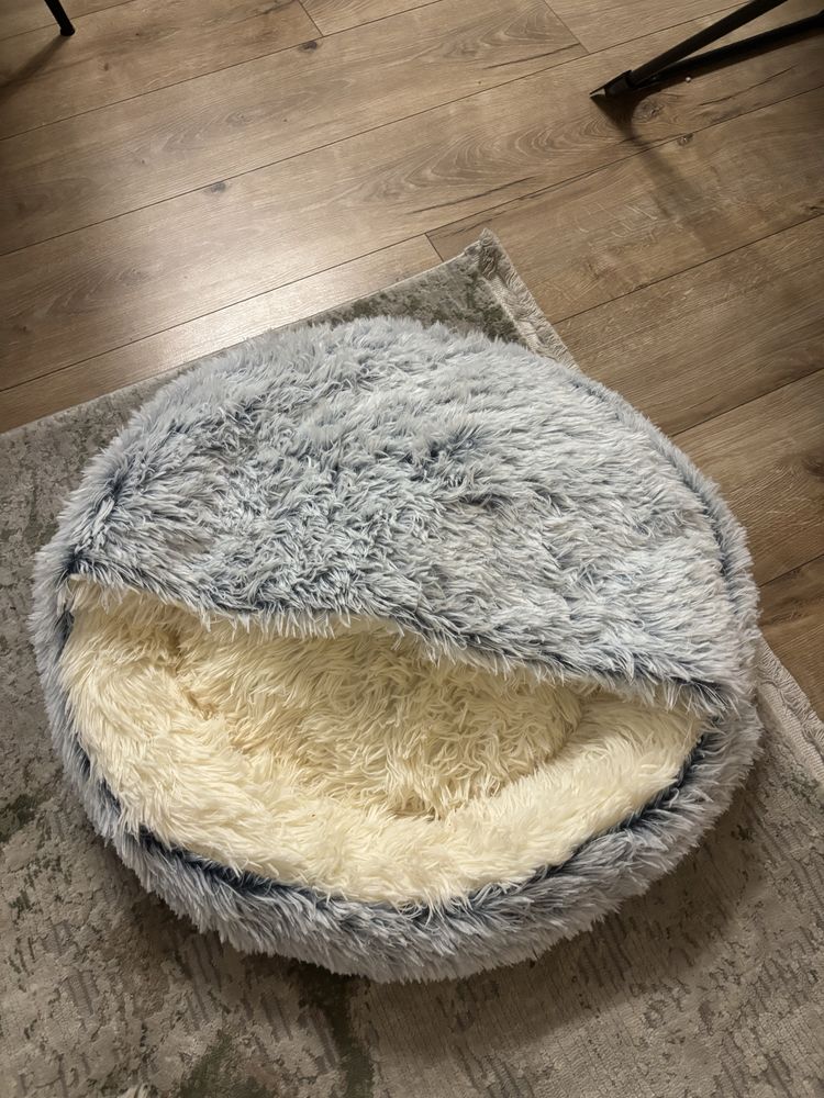 Dibea Legowisko dla Psa, średnica 60 cm, Jasnoszare