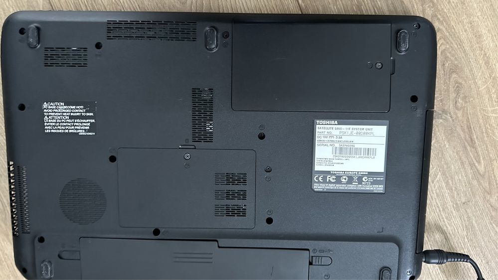 Laptop TOSHIBA SATELLITE L650 15,6 cali