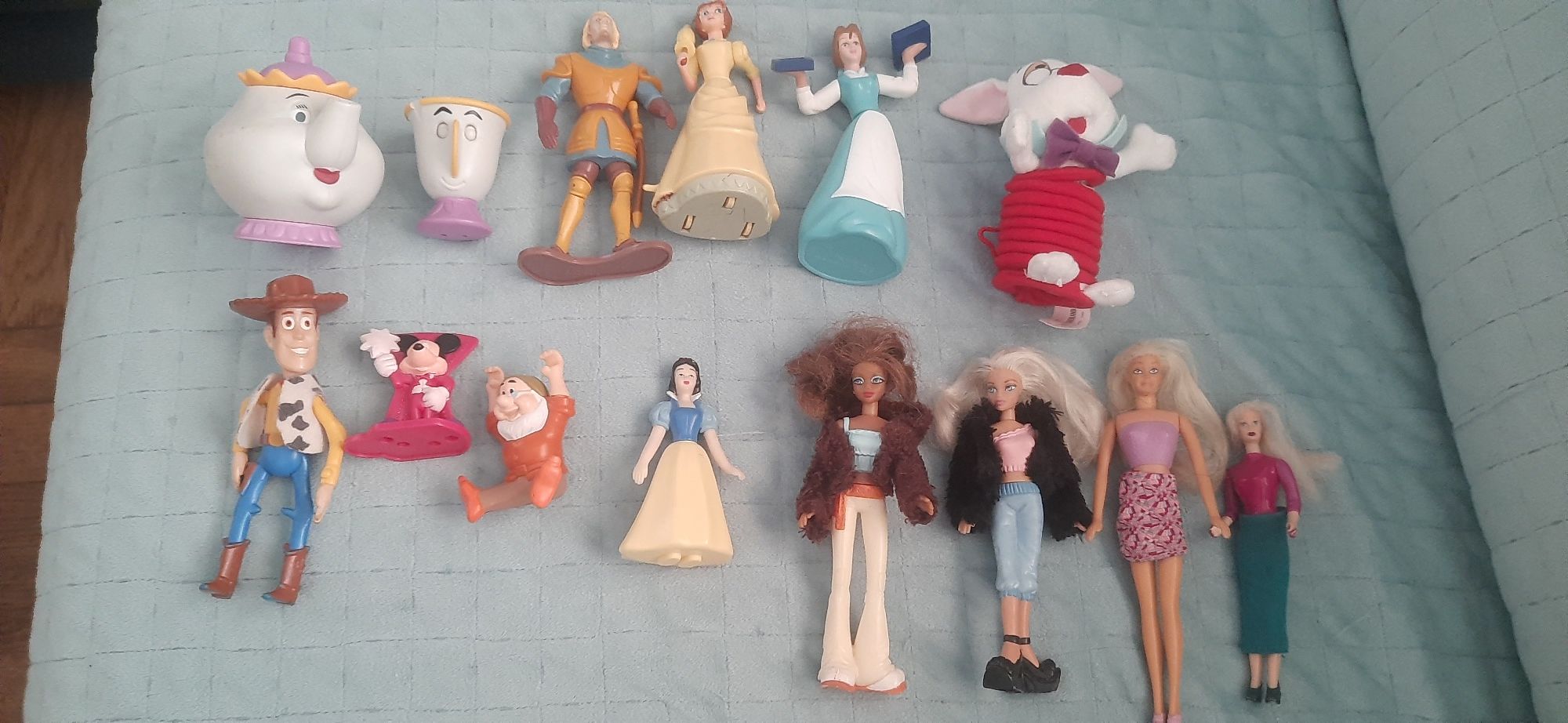 Zabawki McDonalds lata 90te Mattel Barbie mini,  Mary Poppins, Chudy