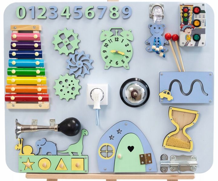 Tablica Manipulacyjna Sensoryczna Montessori