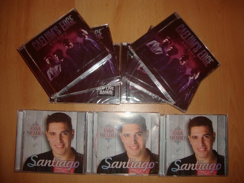 Cd´s Música de Caelum´s Edge e Santiago (Novos)